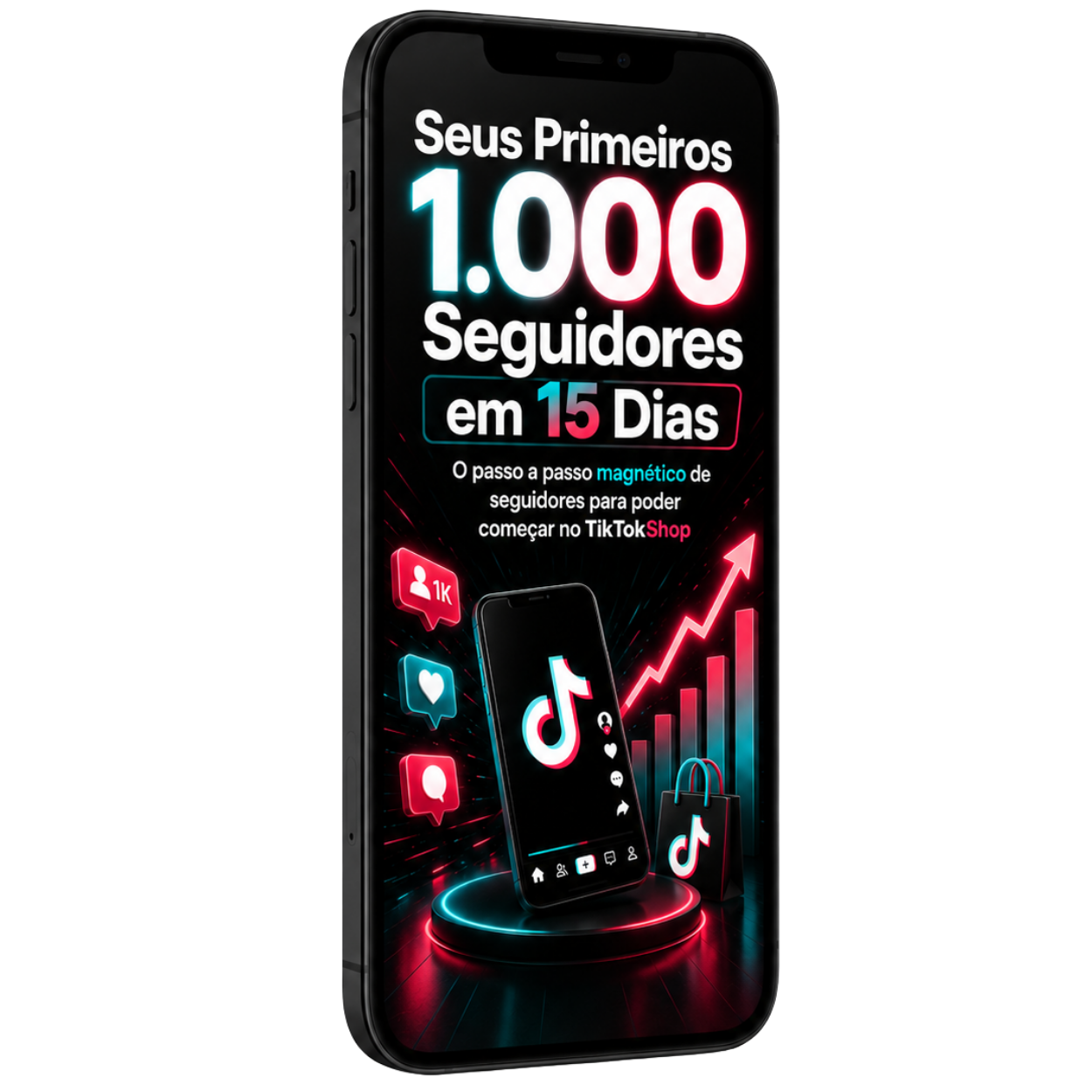 Guia Seus primeiros 1.000 seguidores — visualização no celular